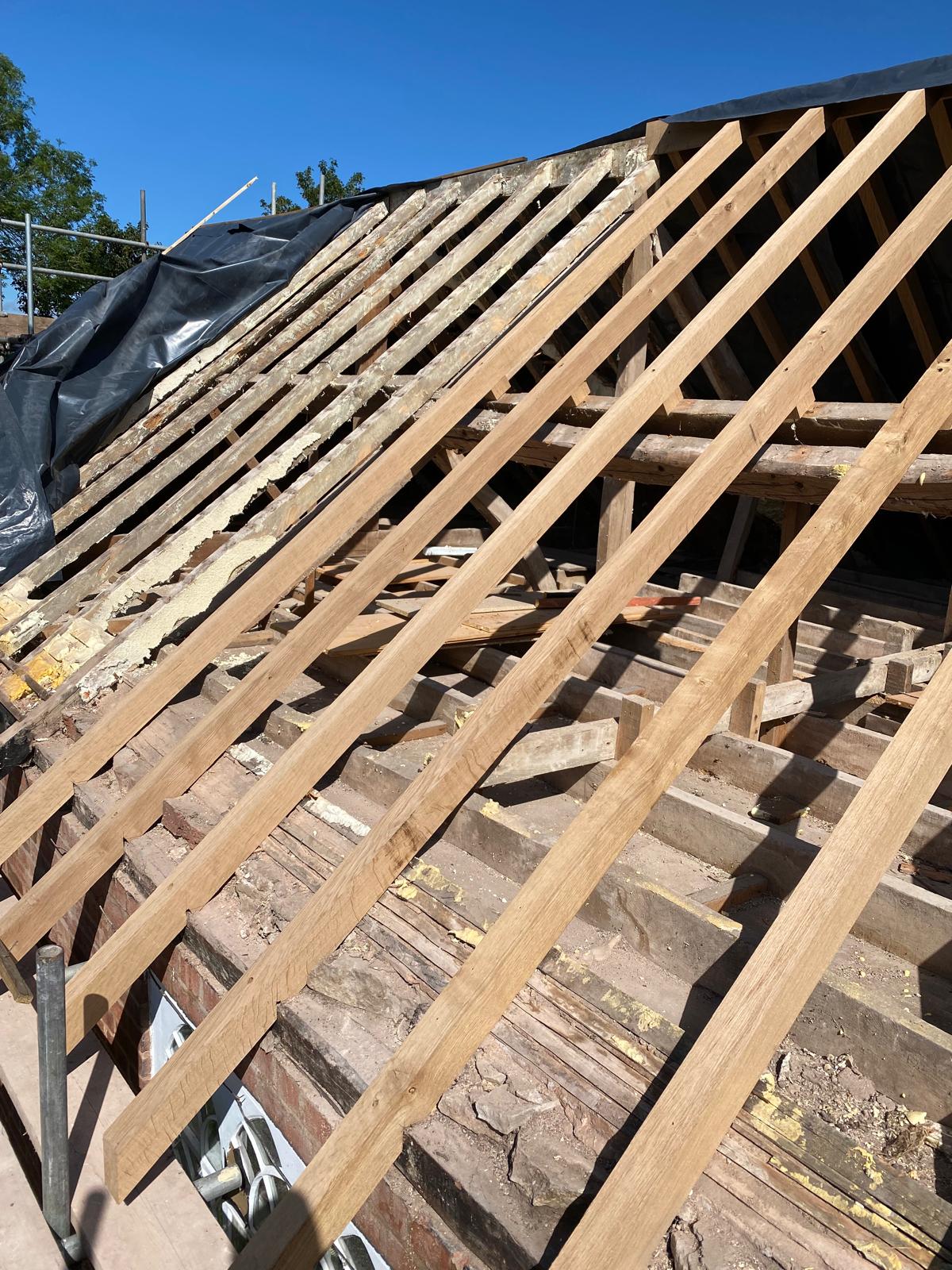 Period roof timber restoration