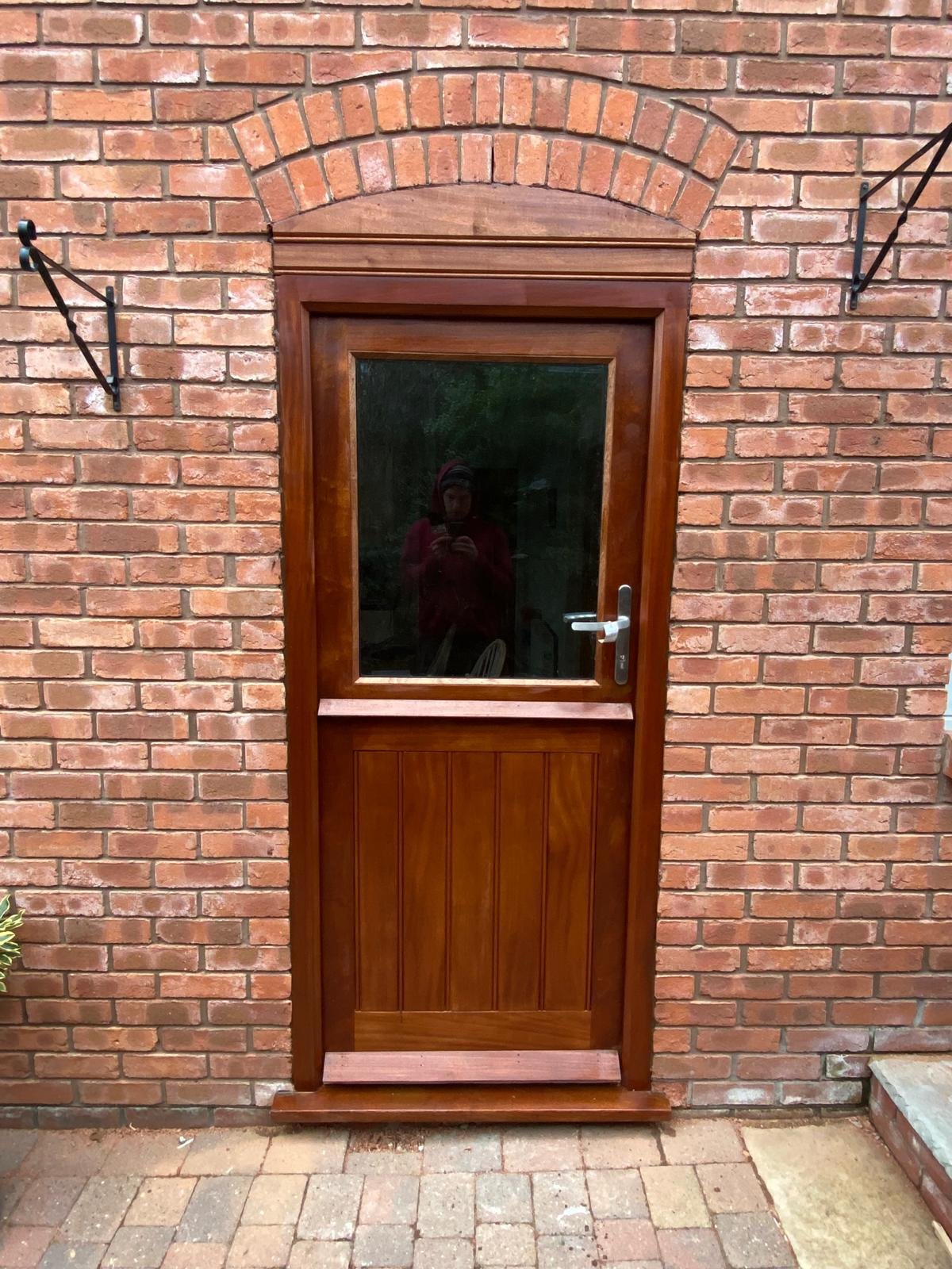 Mahogany stable door