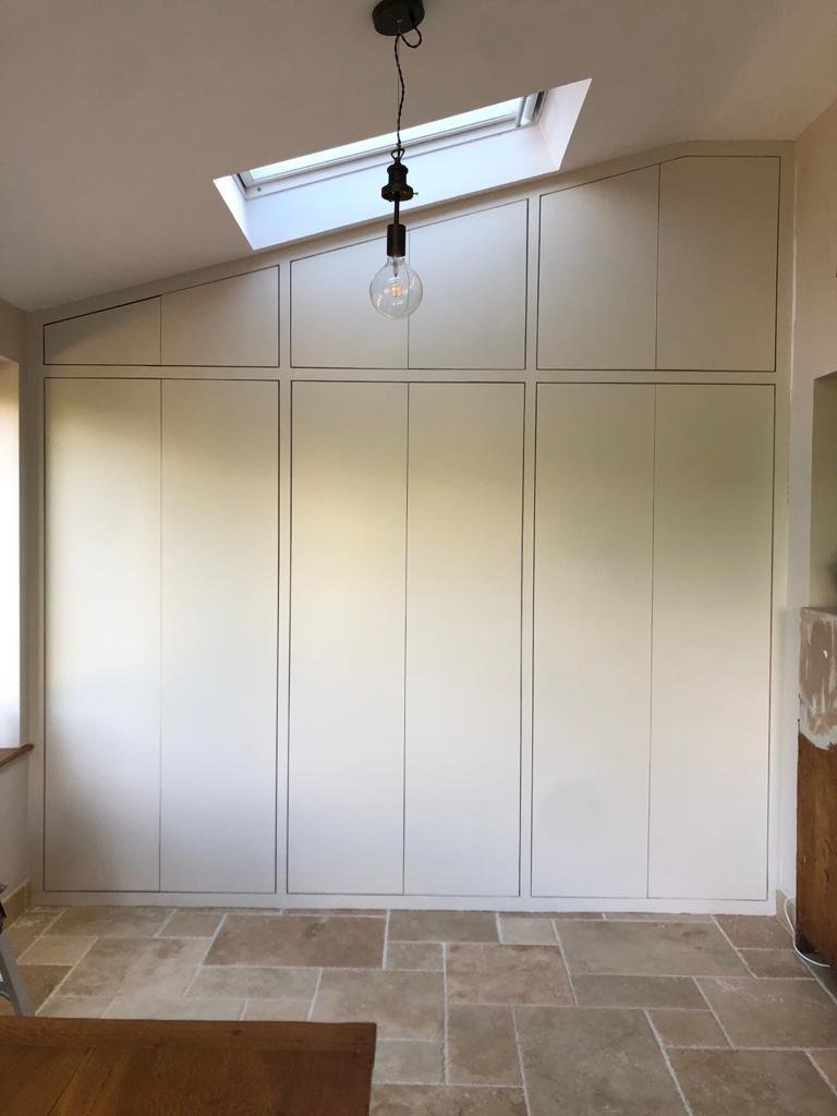 Painted apex wardrobes