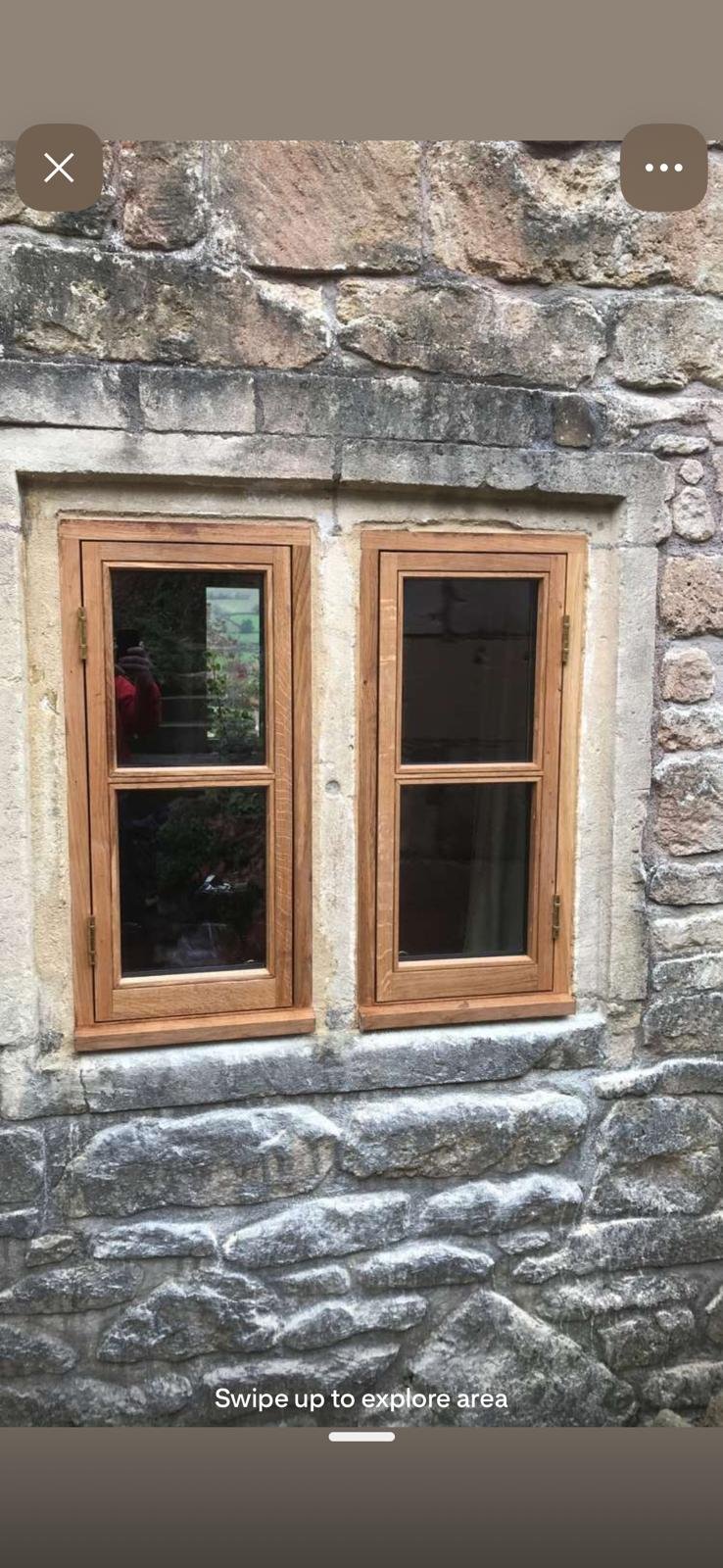 Oak cottage window